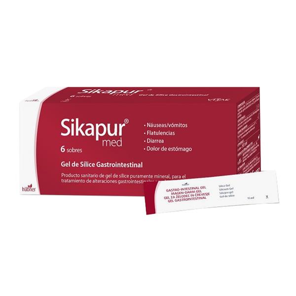 SIKAPUR MED 6 SOBRES GEL DE SILICE GASTROINTESTINAL