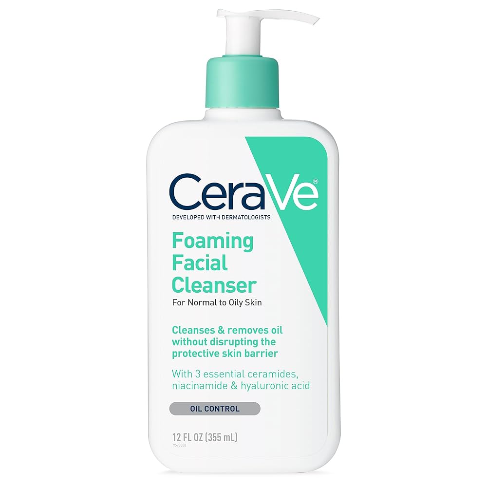 CERAVE GEL LIMPIADOR ESPUMOSO 1 ENVASE 473 ML