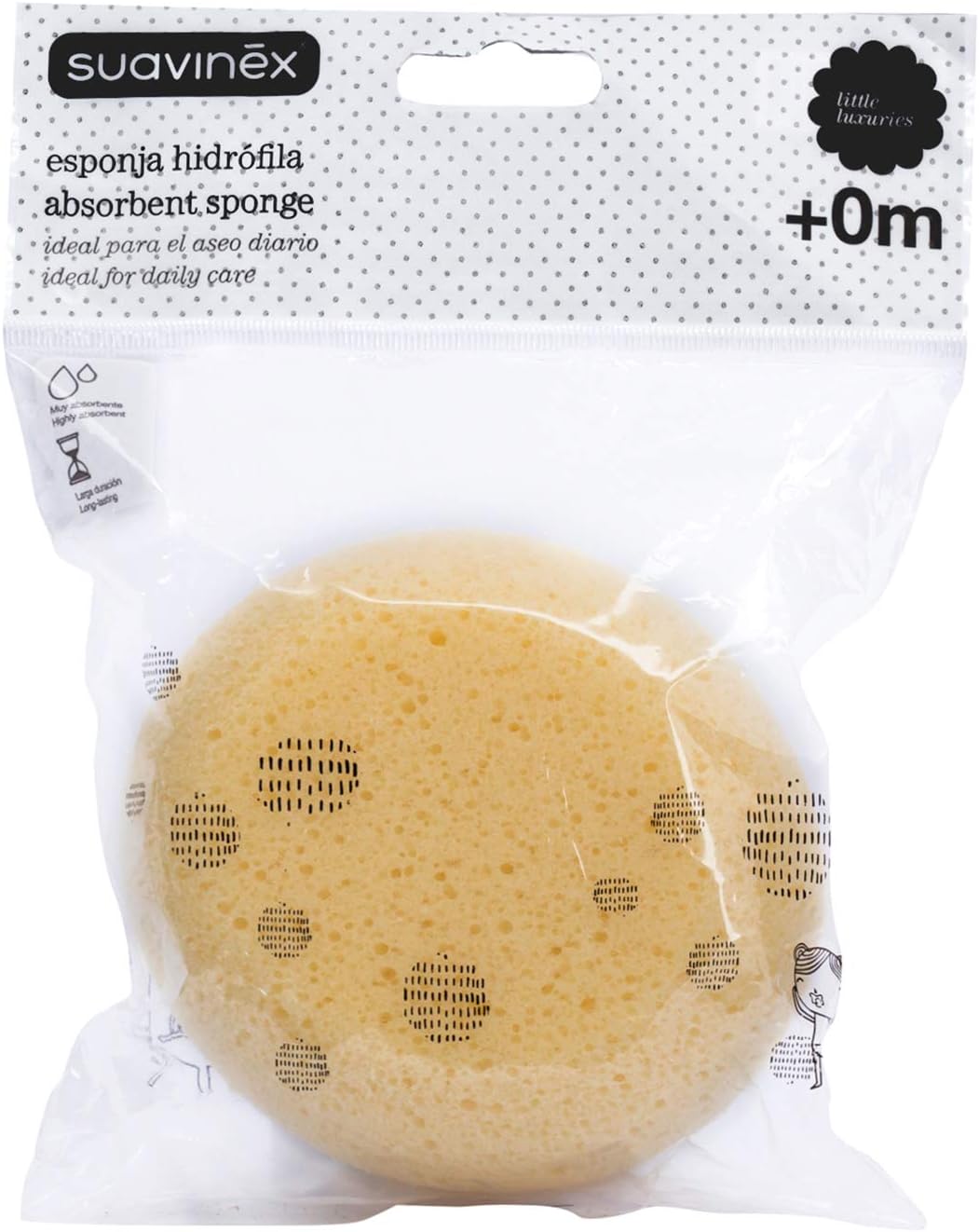 ESPONJA HIDROFILA SUAVINEX BAÑO INFANTIL