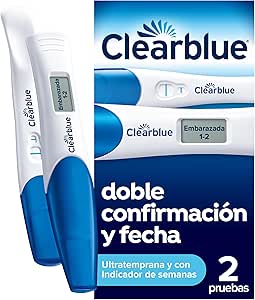 TEST DE EMBARAZO ULTRATEMPRANA CLEARBLUE 2 UNIDADES