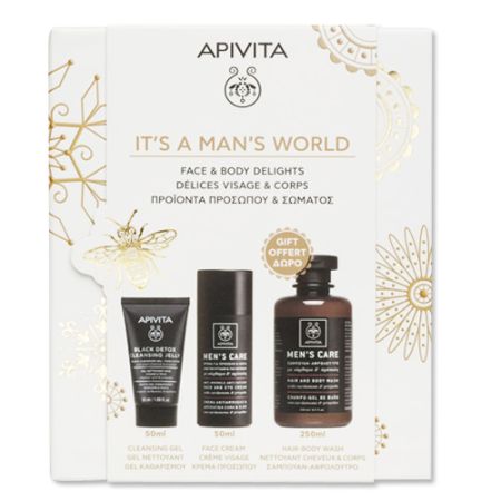 COFRE HOMBRE (CHAMPU+CREMA+LIMPI) APIVITA