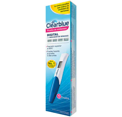 CLEARBLUE PRUEBA DIGITAL TEST DE EMBARAZO INDICADOR DE SEMAN