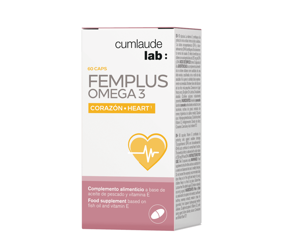 LABORATORIO CUMLAUDE: FEMPLUS OMEGA 3 60 CÁPSULAS
