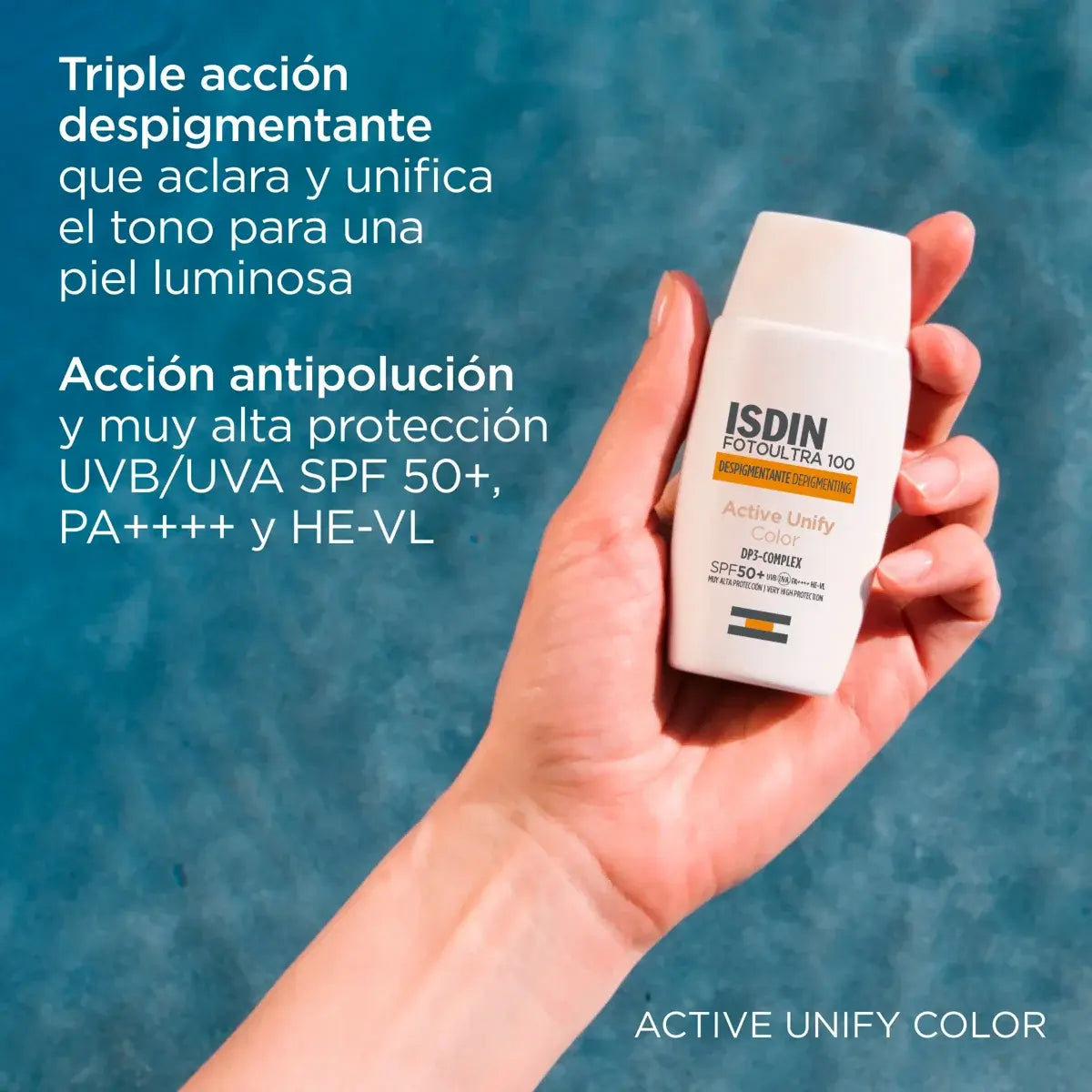 FOTOULTRA ISDIN ACTIVE UNIFY COLOR SPF50+ FUSION FLUID 50ML