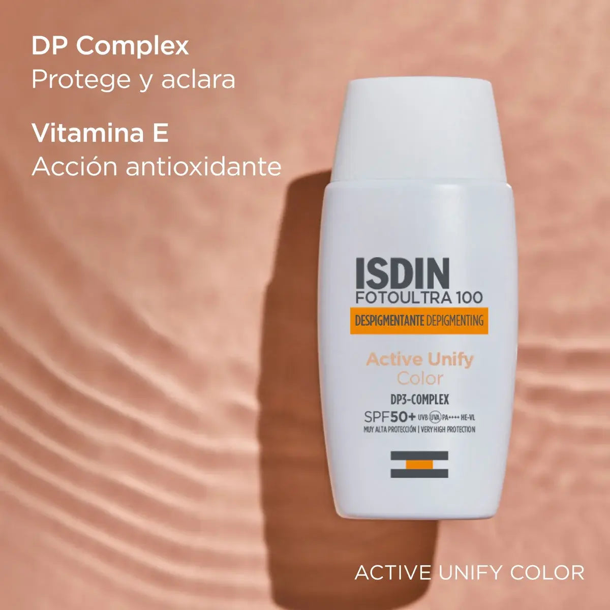 FOTOULTRA ISDIN ACTIVE UNIFY COLOR SPF50+ FUSION FLUID 50ML