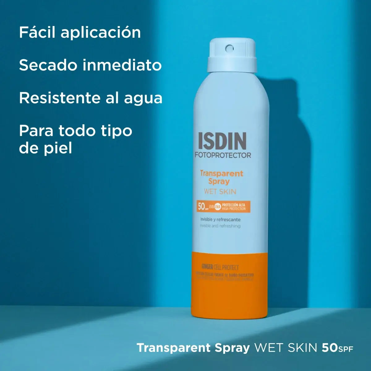 SPRAY TRANSPARENT WET SKIN SPF 50+ 250ML FOTOPROTECTOR ISDIN