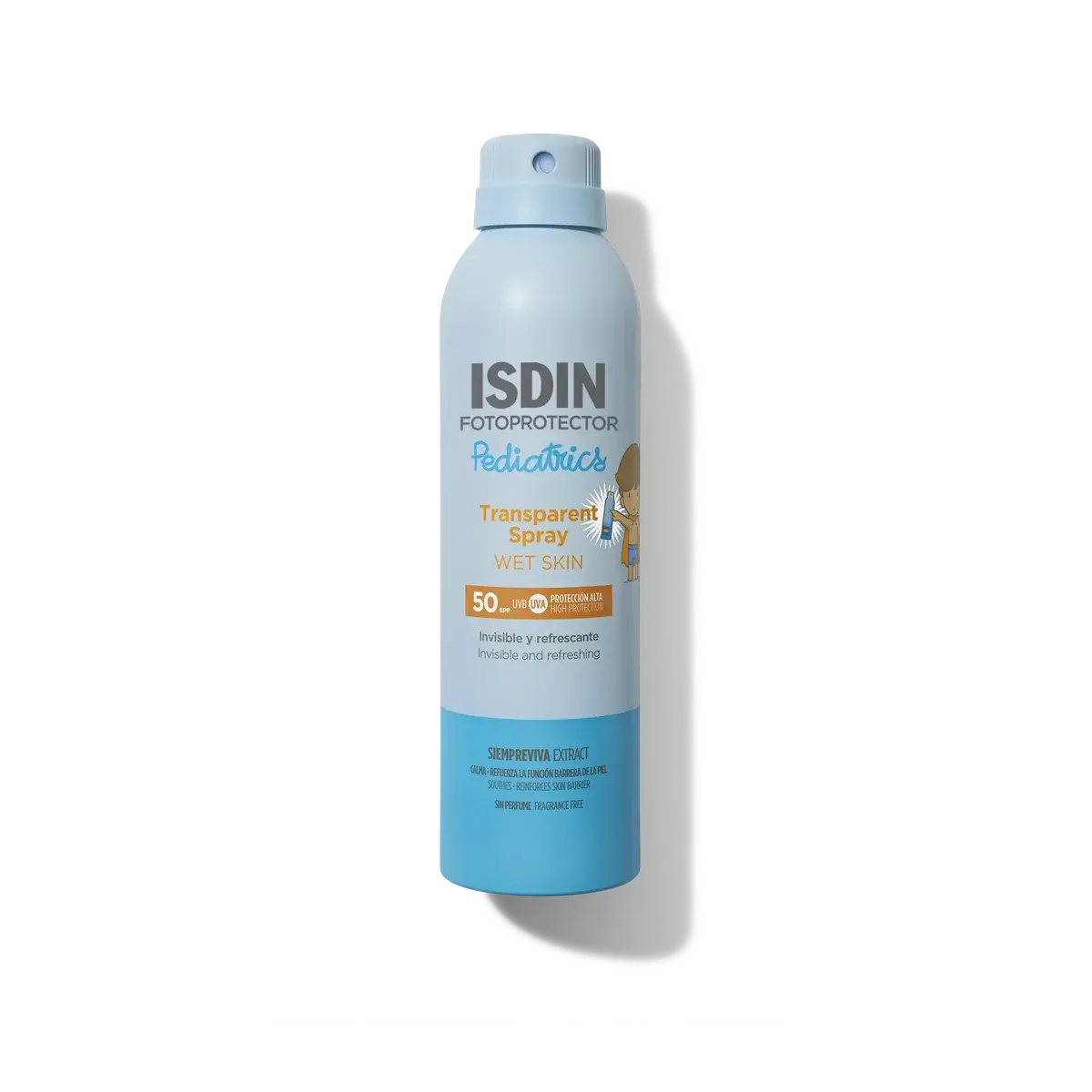 PACK TRANSPARENT SPRAY PEDIATRICS SPF 50 + FUSION WATER