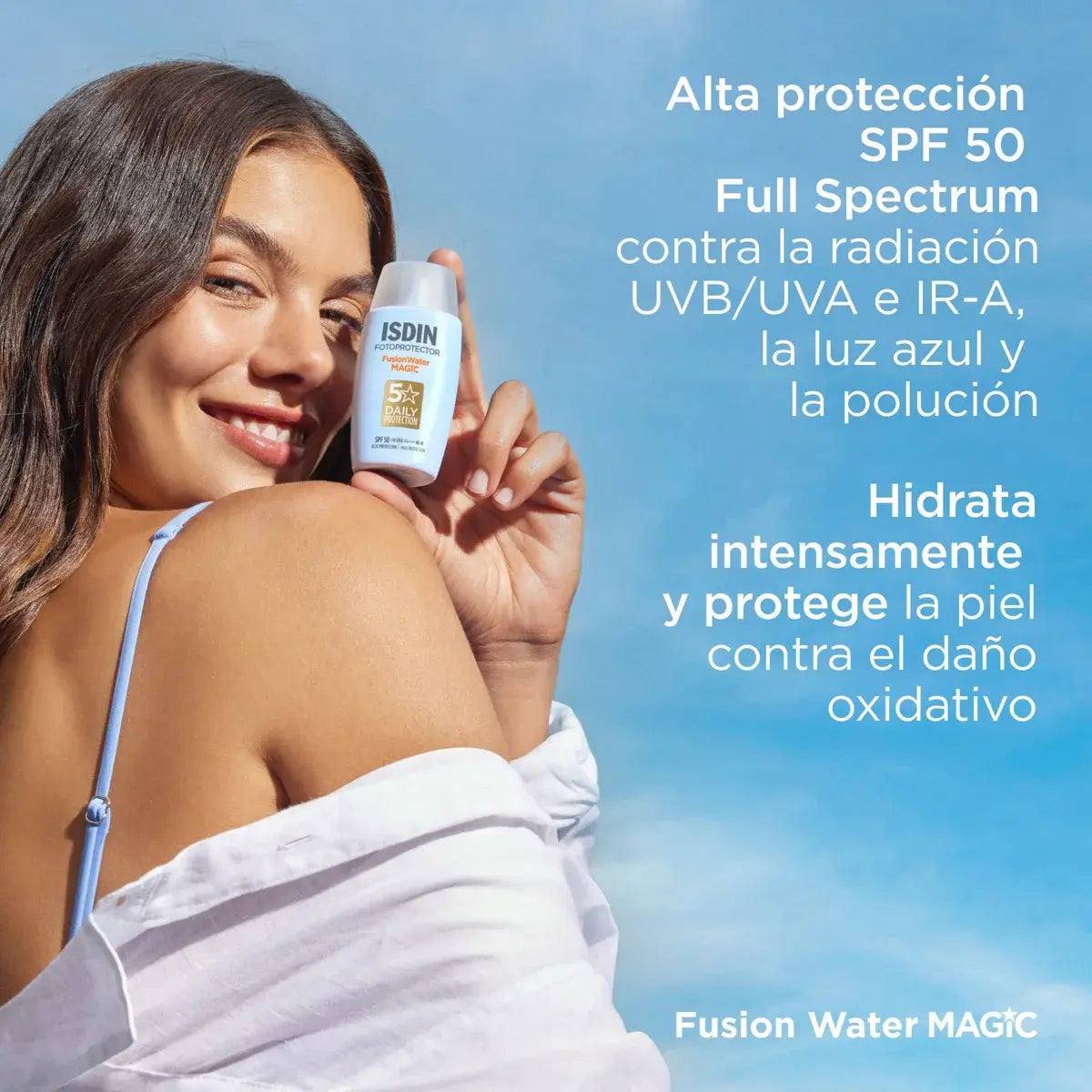 FUSION WATER SPF 50 FOTOPROTECTOR ISDIN 50ML