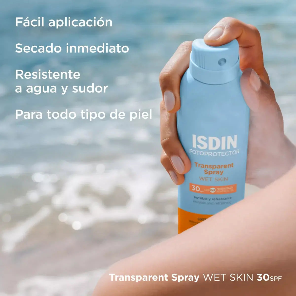 SPRAY TRANSPARENT WET SKIN SPF 30 FOTOPROTECTOR ISDIN