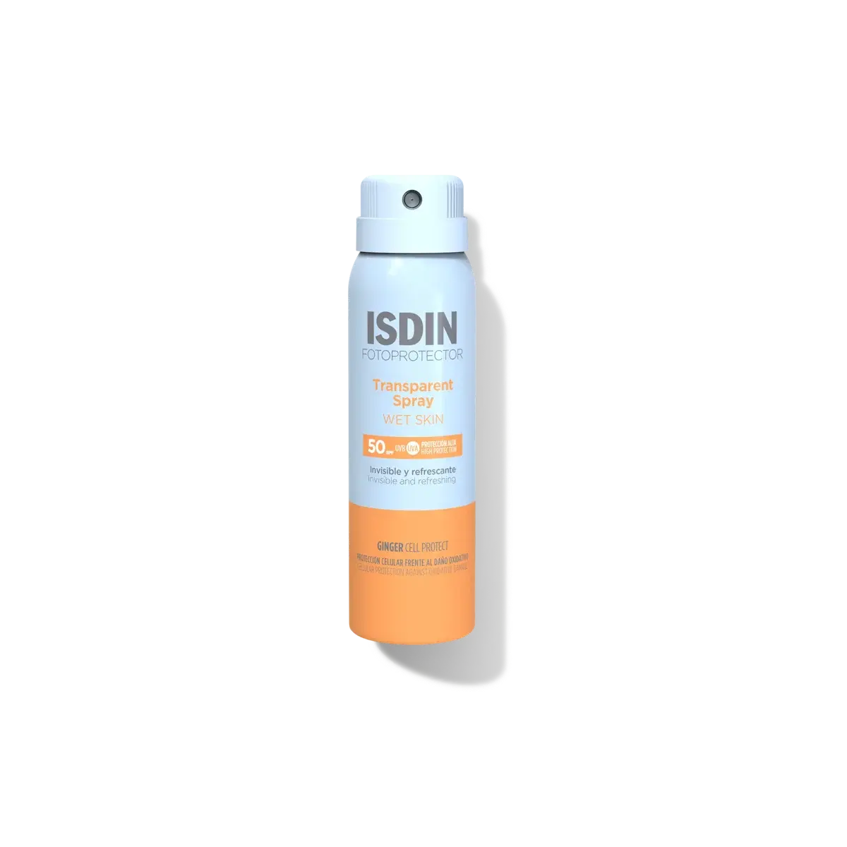 TRANSPARENT SPRAY WET SKIN SPF 50 FORMATO VIAJE 100ML