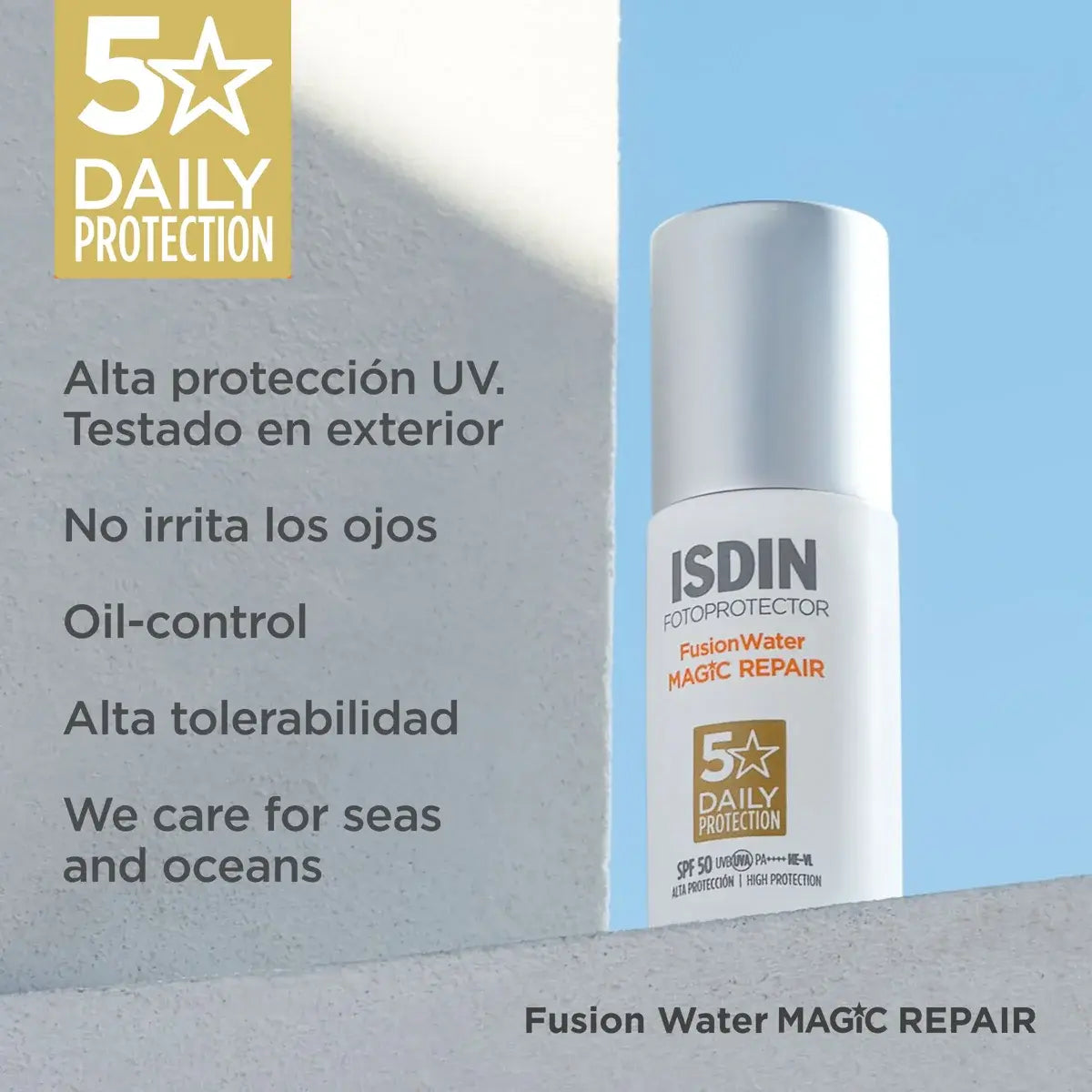 FUSION WATER MAGIC REPAIR 50 SPF 50ML ISDIN