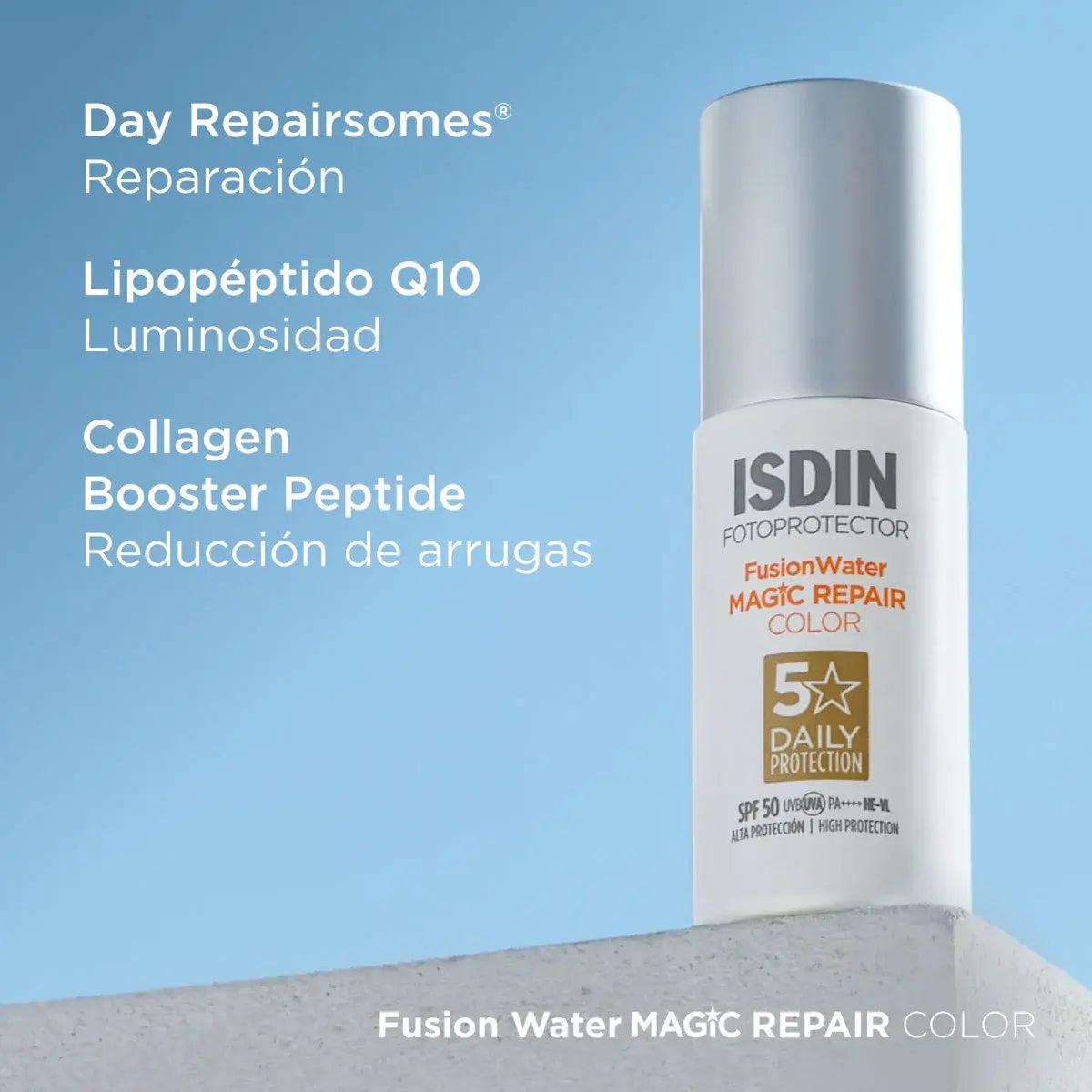 FUSION WATER MAGIC REPAIR COLOR SPF 50 ISDIN 50ML