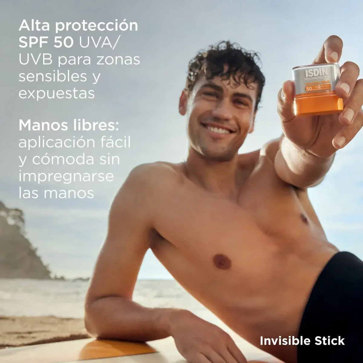 ISDIN STICK INVISIBLE FOTOPROTECTOR SPF 50 10 G