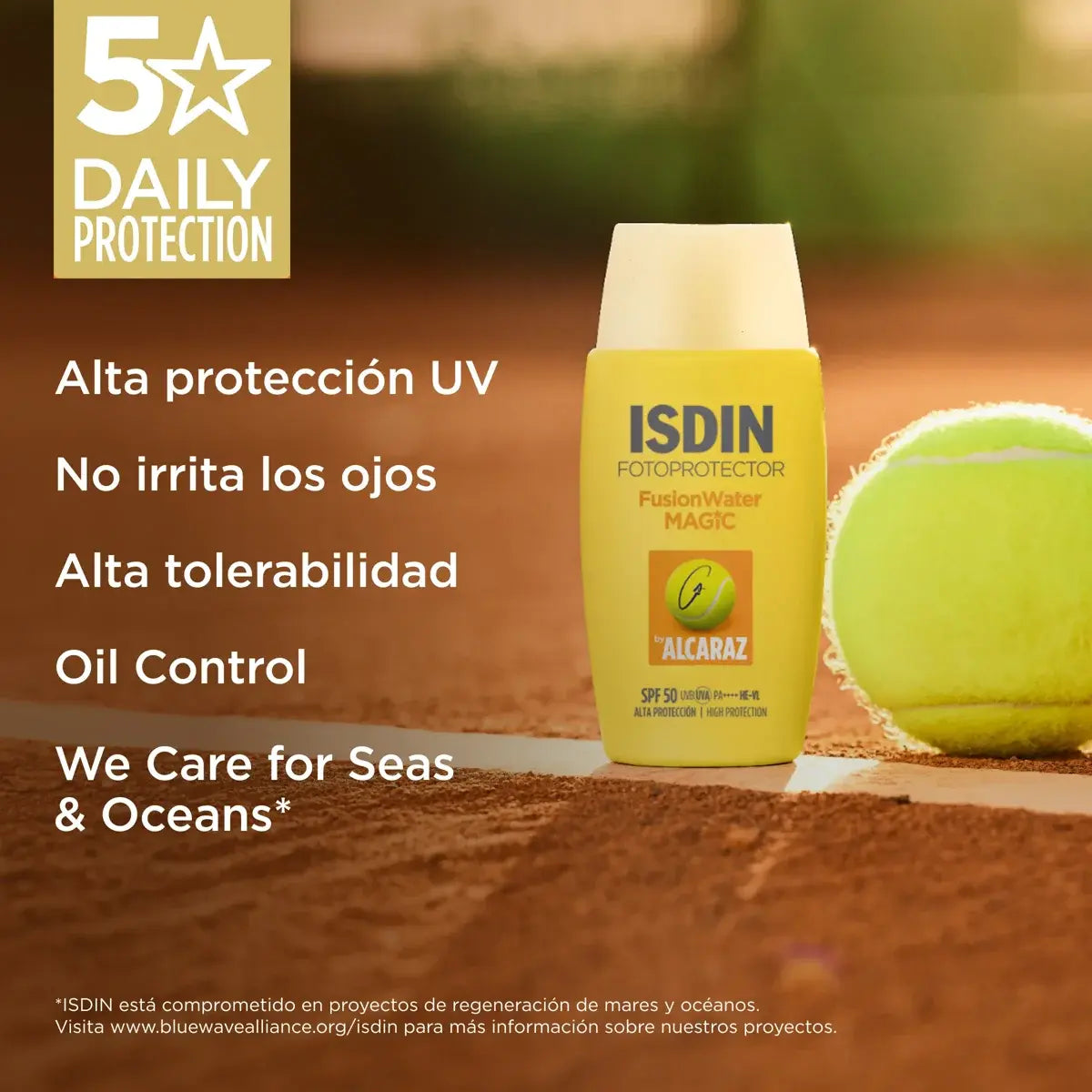 FUSION WATER MAGIC BY ALCARAZ SPF50 50ML ISDIN