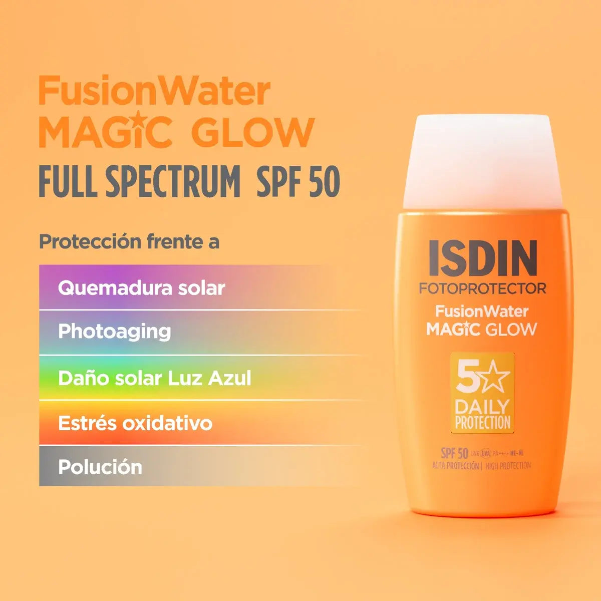ISDIN FUSION WATER MAGIC GLOW SPF 50  1 ENVASE