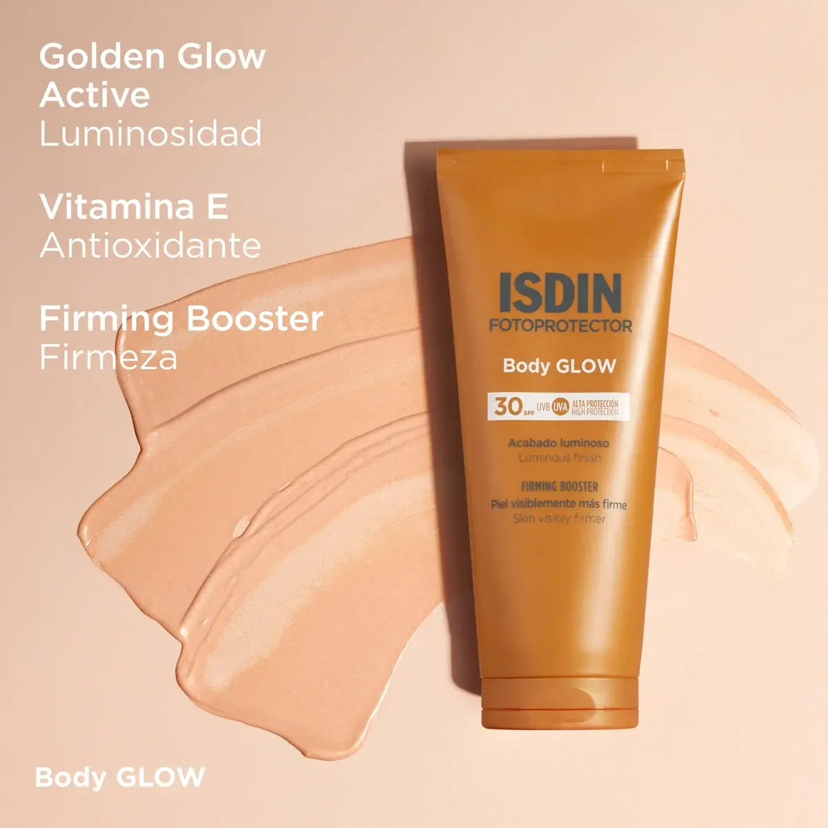 BODY GLOW FOTOPROTECTOR ISDIN SPF 30 200ML