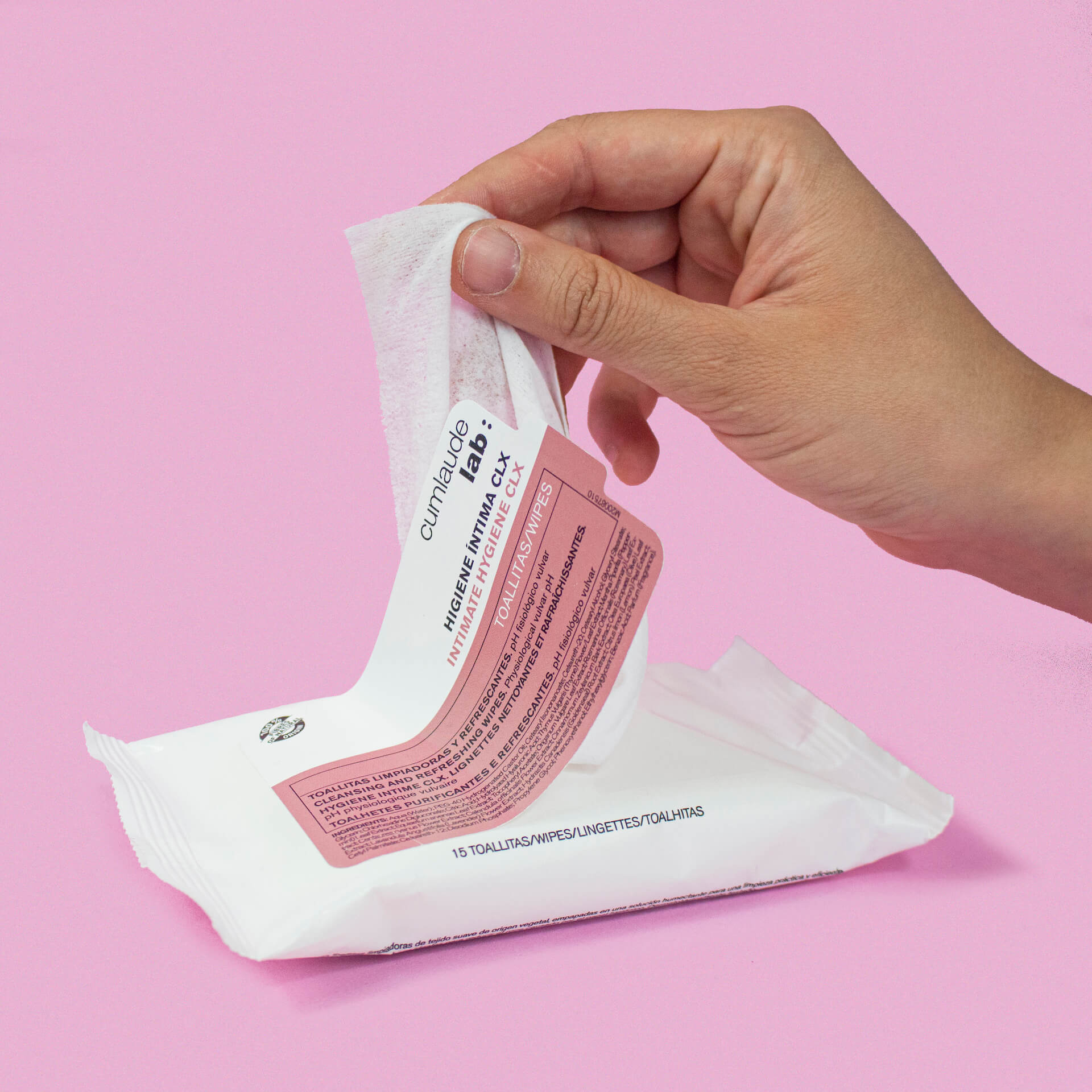 CLX TOALLITAS 15 UNI HIGIENE CUMLAUDE LAB: