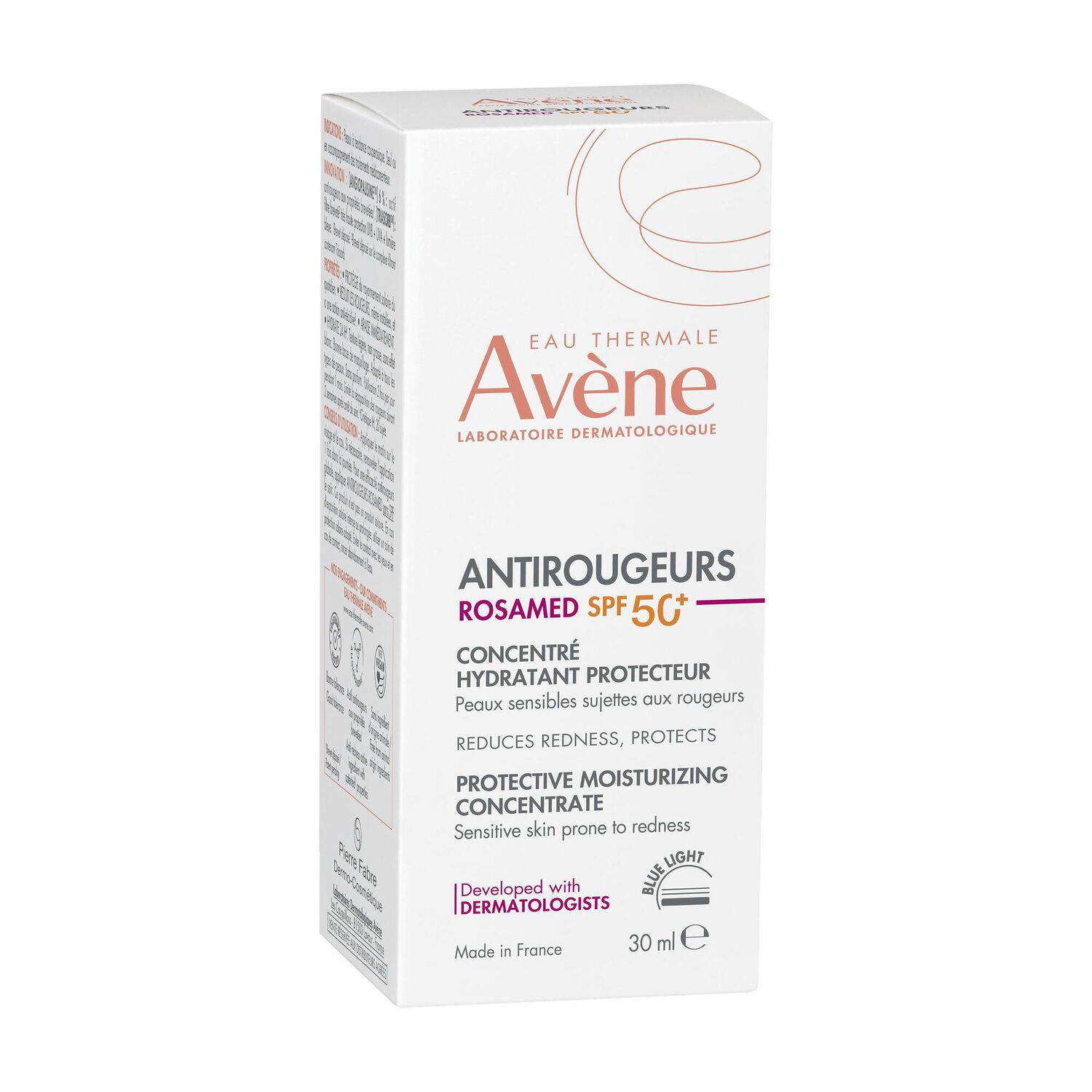 ROSAMED SPF 50+ CONCENTRADO HIDRATANTE ANTIROJECES AVENE