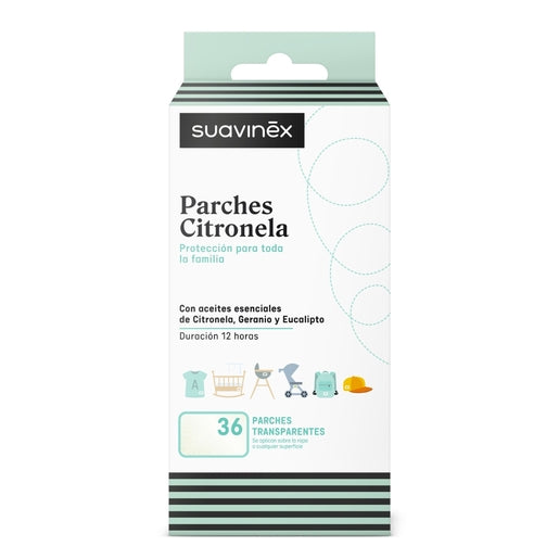 PARCHES CITRONELLA 36 PARCHES SUAVINEX