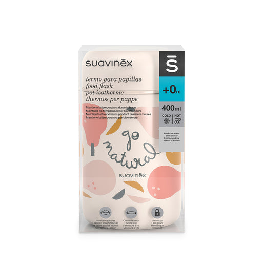 TERMO PAPILLA SUAVINEX 400ML ROSA