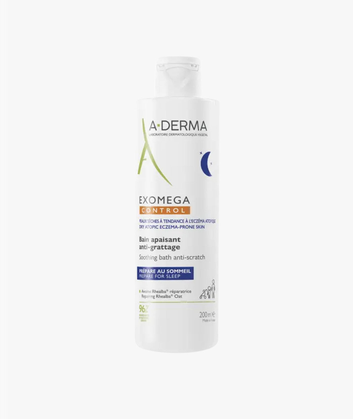 EXOMEGA CONTROL BAÑO CALMANTE NOCHE 200 ML ADERMA