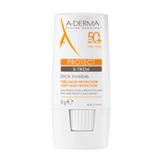 Stick solar A-Derma  Protect X-Trem Stick Invisible SPF 50+ para rostro y zonas delicadas, protección muy alta para pieles sensibles y bebés.