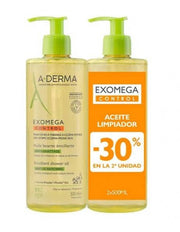 PACK EXOMEGA CONTROL ACEITE LIMPIADOR 2 X 500 ML ADERMA