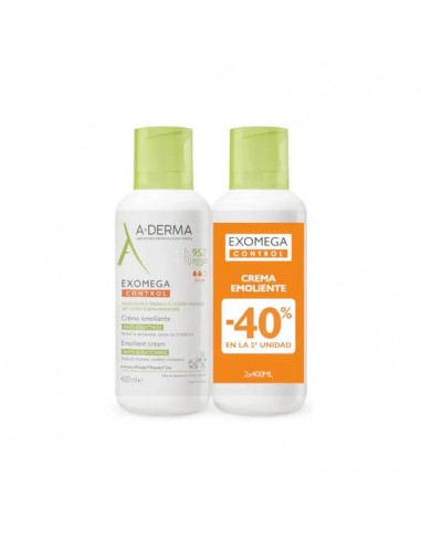 PACK CREMA EMOLIENTE EXOMEGA 400 ML 40%DTO EN 2ªUND