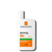 Fotoprotector Anthelios UVMUNE 400 Oil Control Fluido SPF50+ para piel sensible y grasa con efecto matificante y acabado invisible sin marcas blancas.