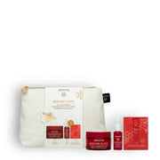 Cofre Apivita Beevine Elixir con crema rica, sérum y contorno de ojos para rellenar arrugas y reafirmar el óvalo facial.