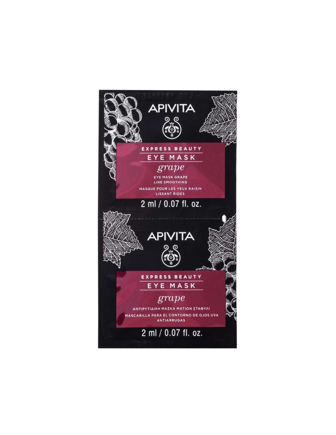 MASCARILLA MASCARILLA DE OJOS UVA 2X2ML APIVITA