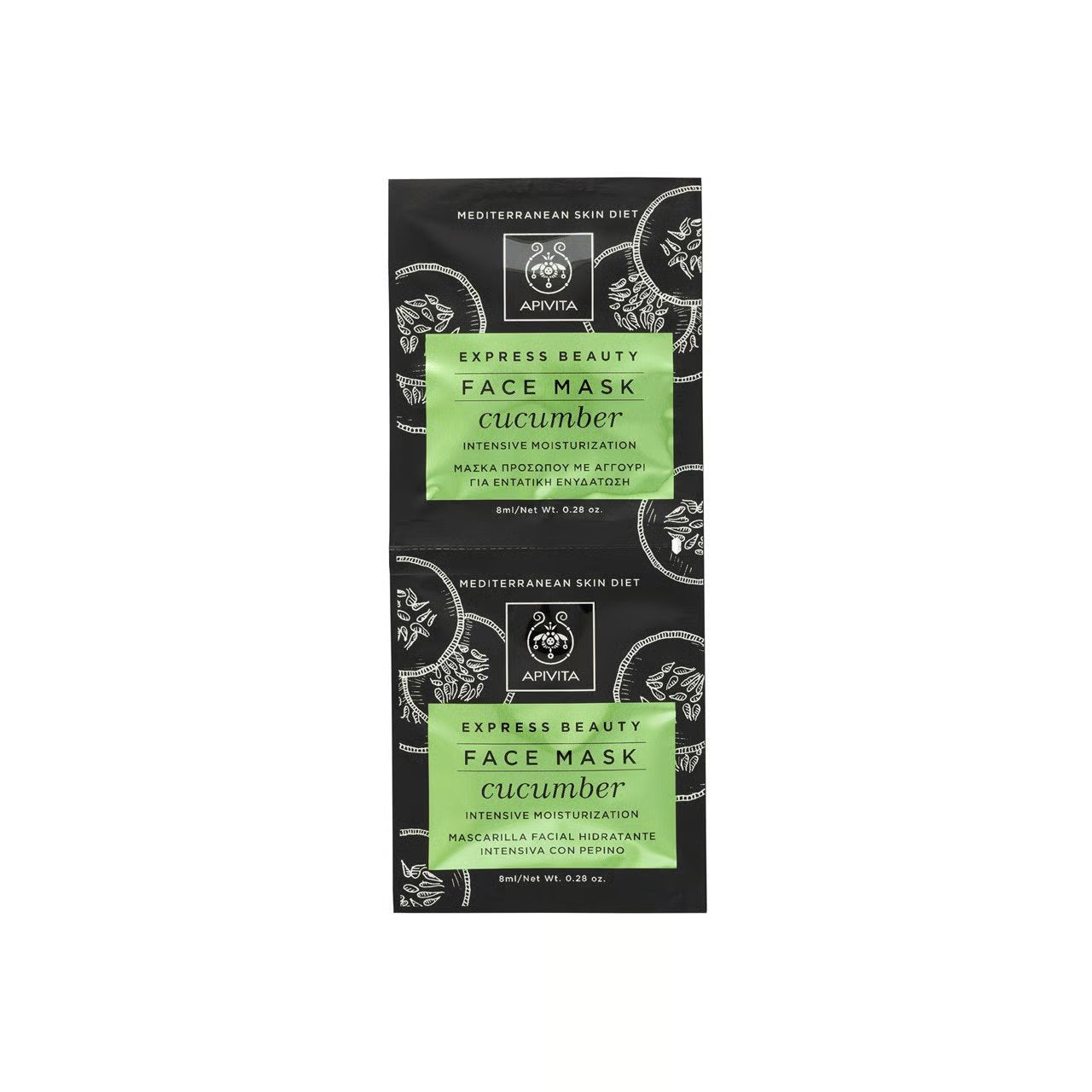 MASCARILLA PEPINO 2X8ML MASCARILLA FACIAL APIVITA