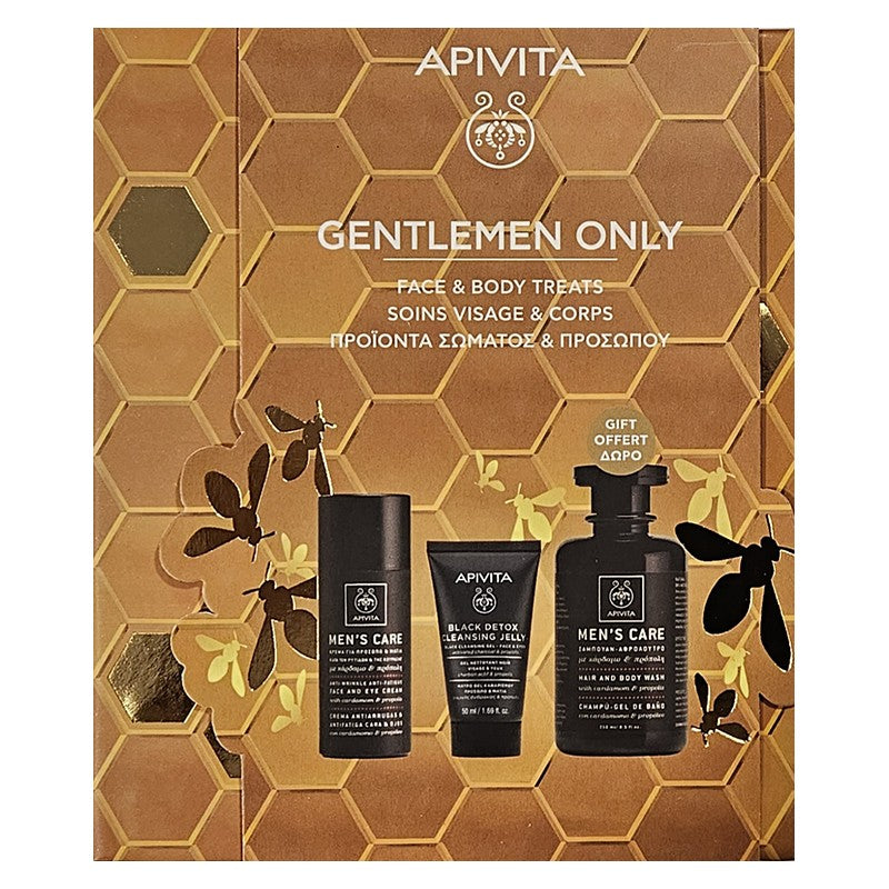 COFRE HOMBRE (CHAMPU+CREMA+LIMPI) APIVITA