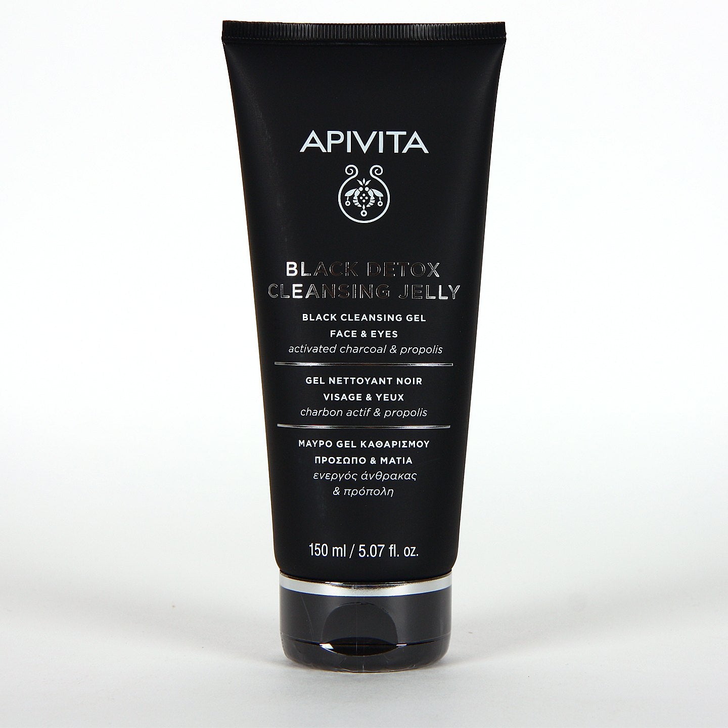 GEL BLACK DETOX CARA Y OJOS APIVITA 150ML (DESMAQUILLANTE)
