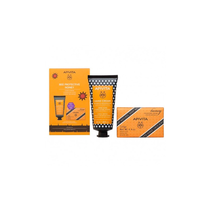 PACK CREMA MANOS MIEL (CREMA+JABON) APIVITA
