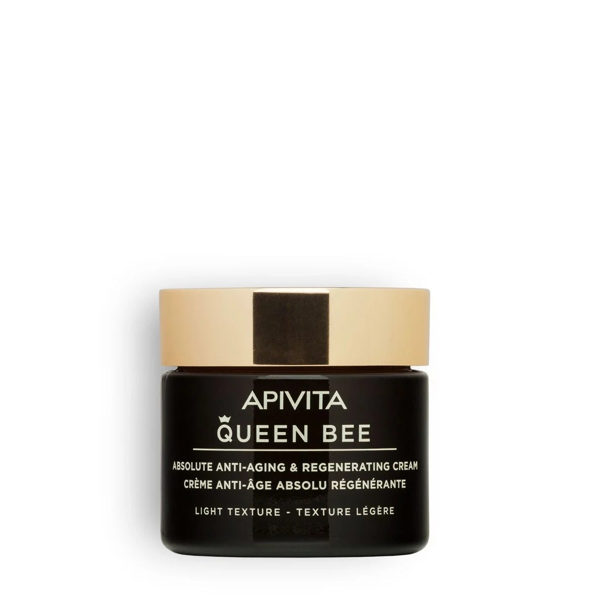 Apivita Queen Bee Crema Antiedad Textura Ligera 50ml con jalea real griega para pieles maduras.