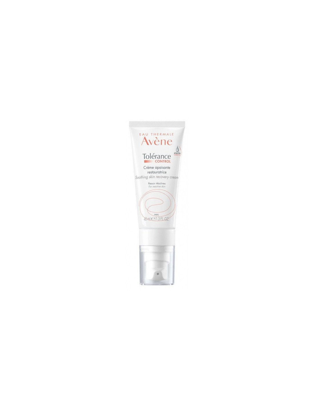 CONTROL DE TOLERANCIA CREMA CALMANTE REPARADORA AVENE