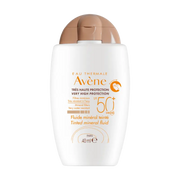 Avène Fluido Mineral SPF 50+ Color 40ml para protección solar facial de pieles sensibles