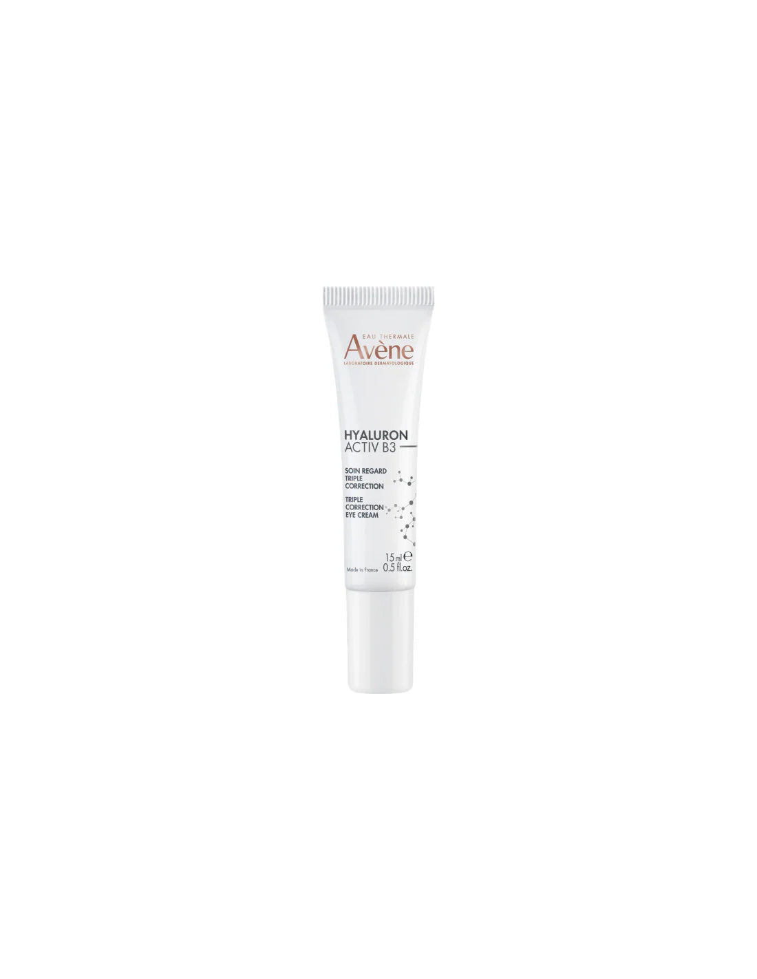 Avene Hyaluron Activ B3 Contorno de Ojos Triple Corrección Anti-edad 15ml para arrugas, bolsas y ojeras.