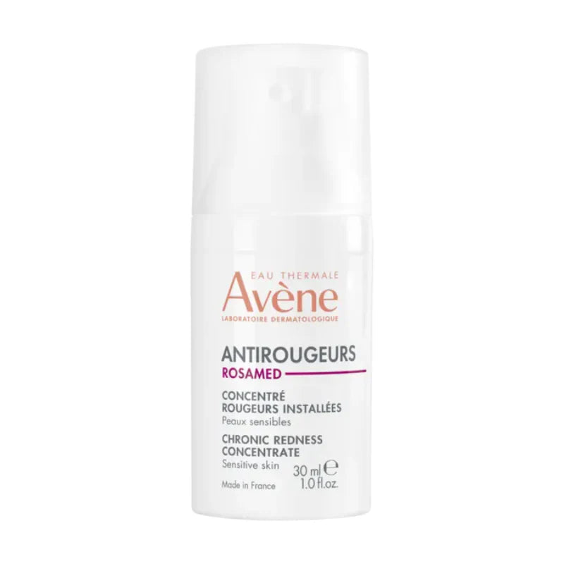 Avene Rosamed Fuerte Concentrado Antirojeces para reducir rojeces instaladas y calmar el ardor facial, 30ml
