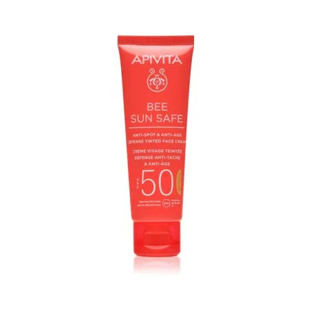 BEE SUN ANTIEDAD Y ANTIMANCHA CREMA SPF50 CON COLOR