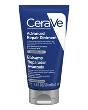 Cerave Bálsamo Reparador Avanzado para piel seca y agrietada con ceramidas y ácido hialurónico, tubo 50ml