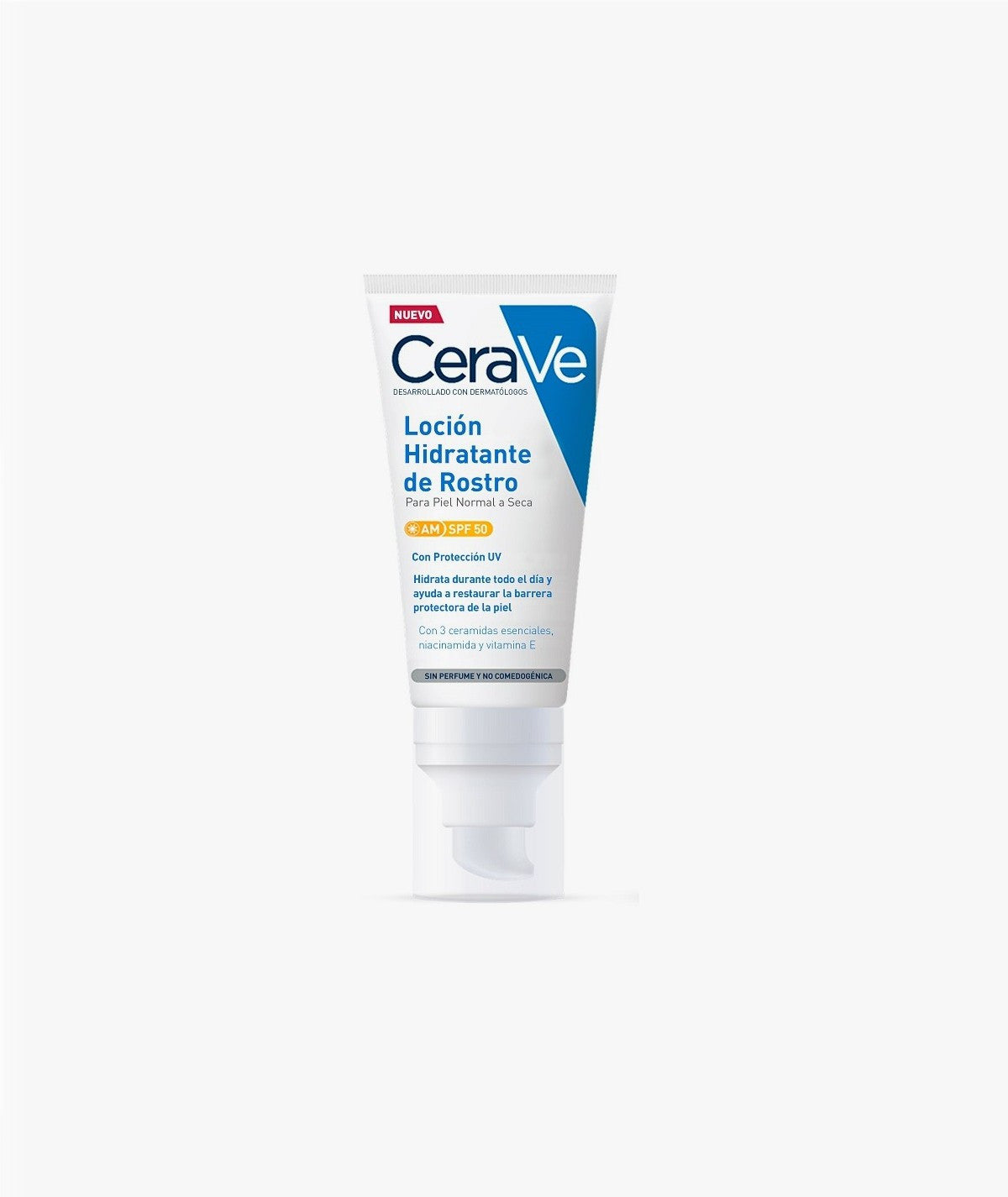 CERAVE LOCION HIDRATANTE DE ROSTRO SPF 50 1 TUBO 52 ML