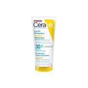Envase de 75 ml de Cerave Loción Protectora Invisible Hidratante SPF 30 para rostro y cuerpo, con acabado invisible y resistente al agua.