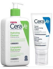 PACK RUTINA LIMPIADOR HIDRATANTE + LOCION FACIAL CERAVE