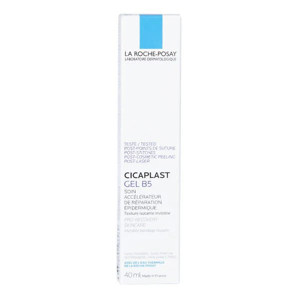 La Roche-Posay Cicaplast Gel B5 reparador calmante para piel irritada y post-procedimientos, con Pantenol.