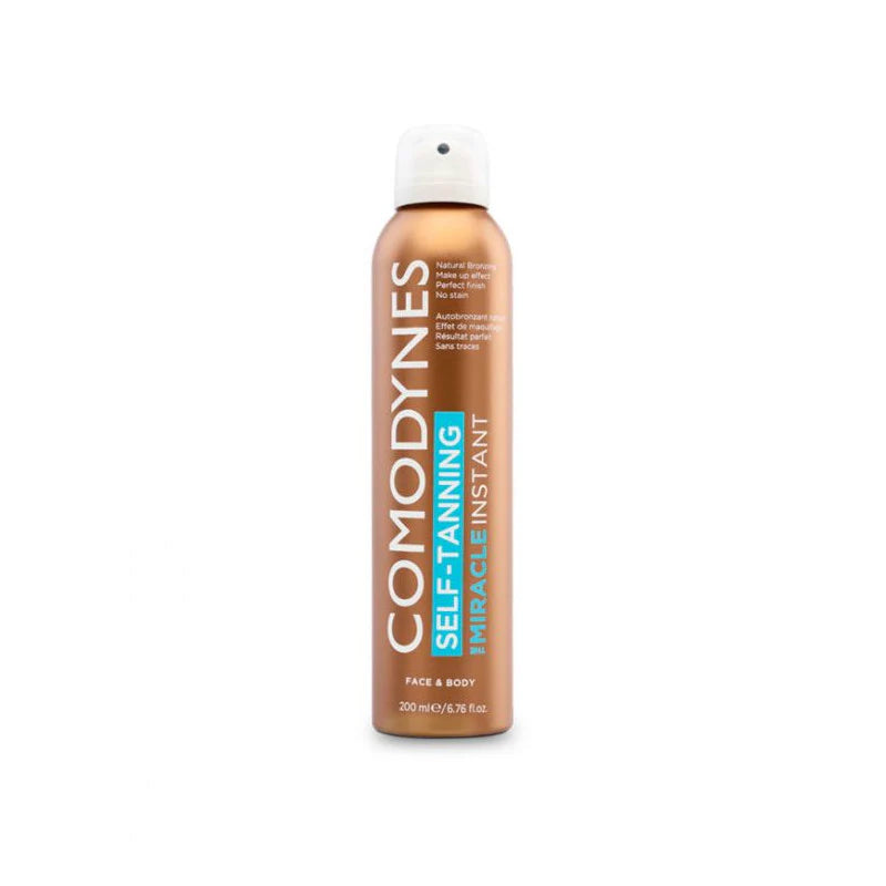 Comodynes Self-Tanning Miracle Instant spray autobronceador corporal de 200ml para un bronceado natural e instantáneo