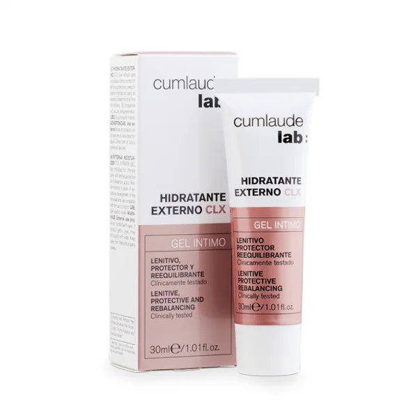 Gel hidratante íntimo externo Cumlaude Lab CLX con clorhexidina para el alivio del picor y la irritación vulvar.