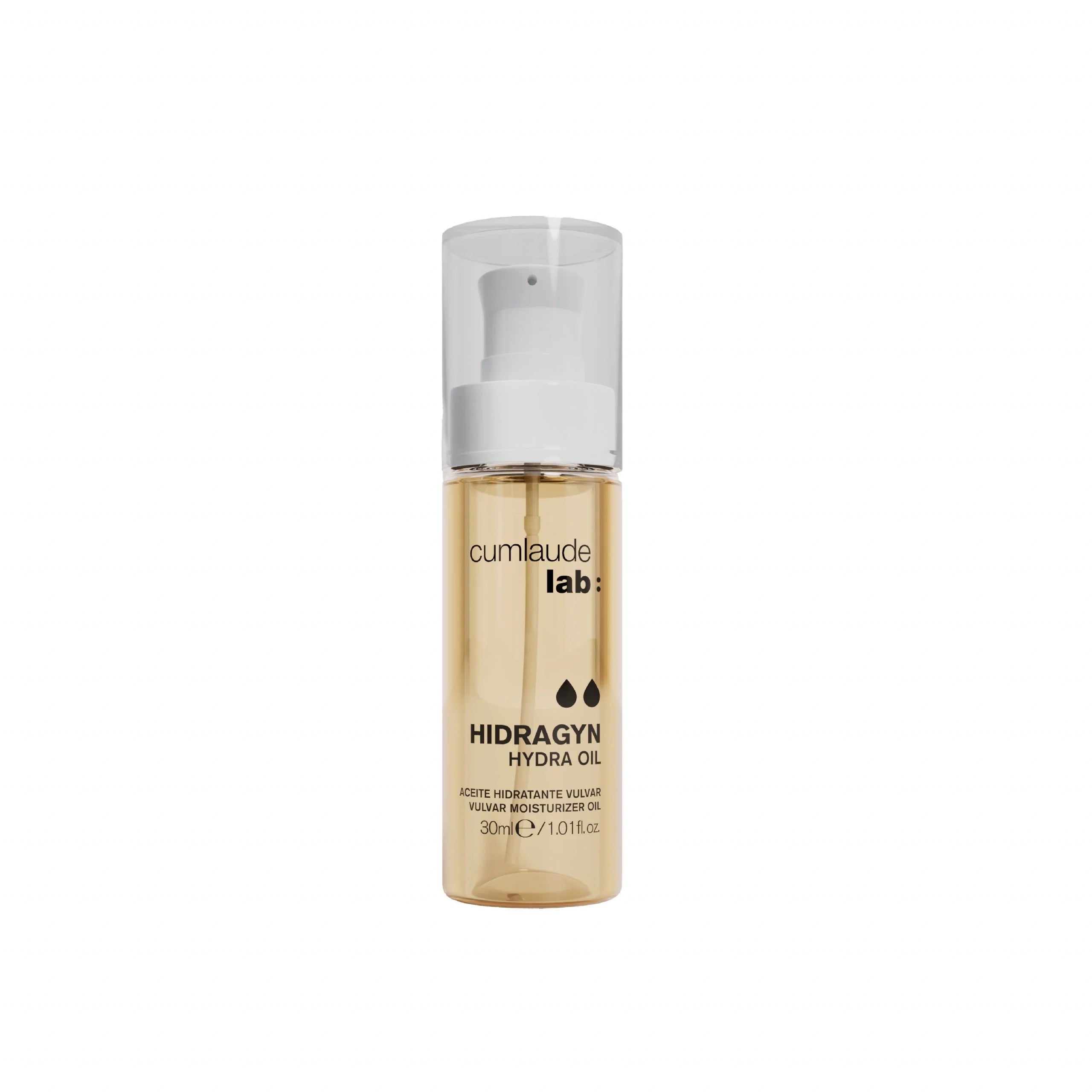 Aceite hidratante vulvar Hydra Oil de Cumlaude Lab para sequedad íntima 30ml
