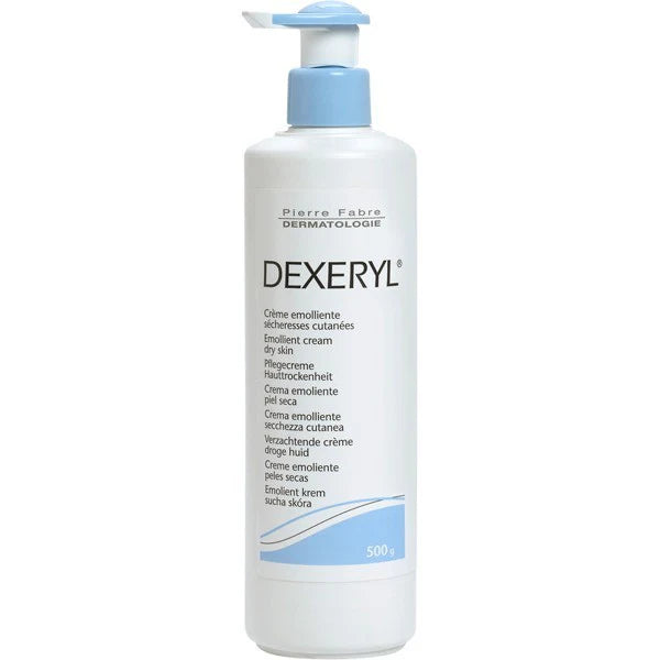 Ducray Dexeryl crema emoliente para hidratar y reparar piel seca y sensible de bebés y adultos 500g